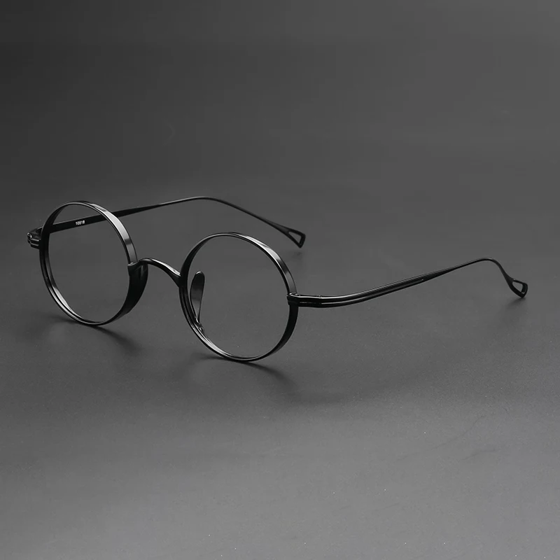 

Retro Round Pure Titanium Glasses Frame Women Men men's eyeglasses frames eye glasses small eyewear