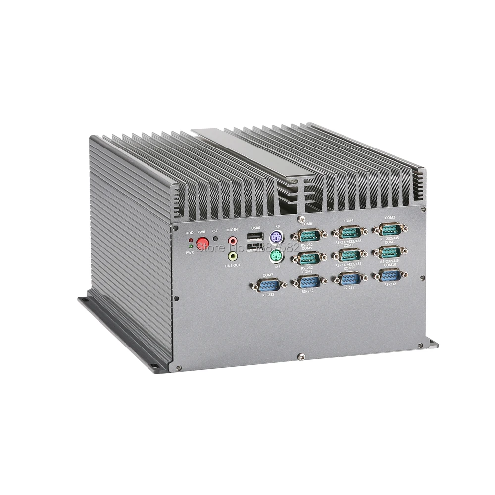 With 2*PCI 10*RS232 COM i7-6700HQ/i7-7920HQ Firewall Appliance Mini PC 4 Gigabit Ethernet RJ45 Intel i211AT NIC Pfsense Wind