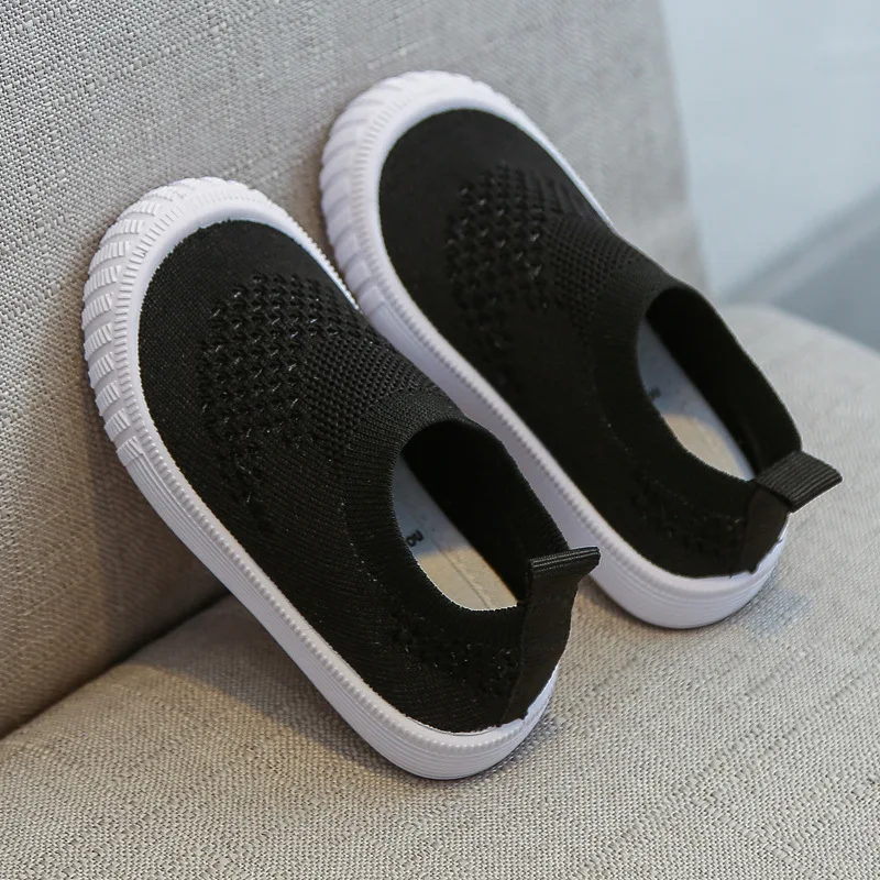 Baby Boys Shoes Fashion Knitted Kids Shoes For Girl Sneakers Casual Soft Bottom Infant Toddler Shoes  Size 14-23 SCW002