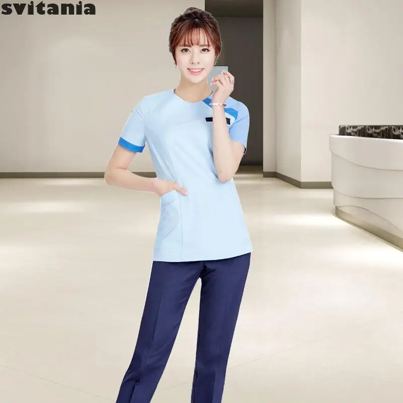 Work Clothes Beautician Suit Pants Manicurist Work Uniform