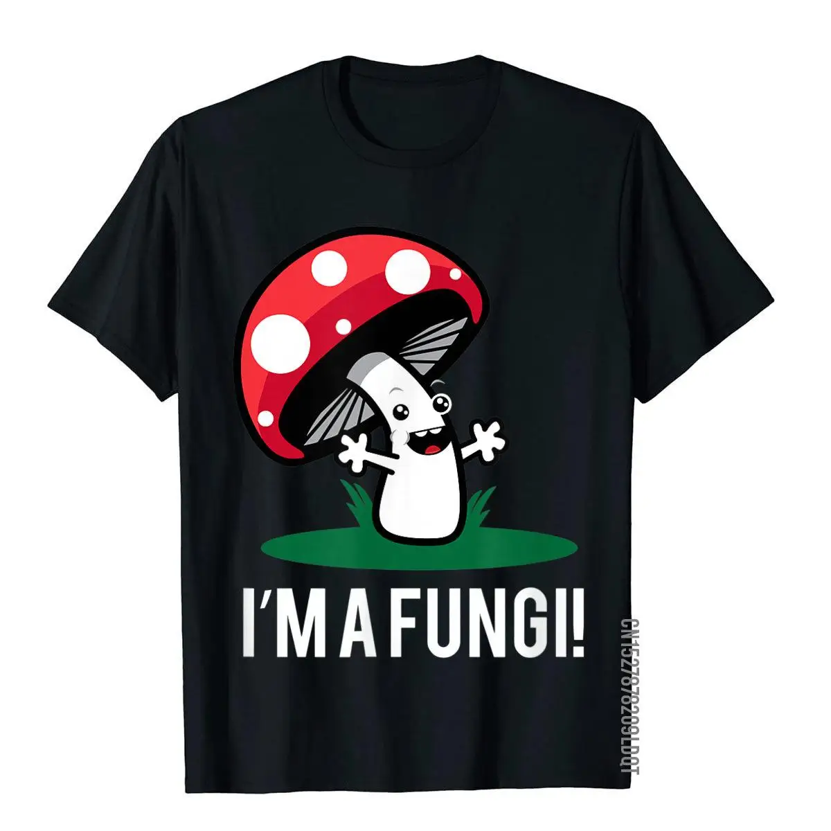 I'm A Fungi Funny Mushroom Guy Pun T-Shirt Top T-Shirts Comics Family Men Tops T Shirt Cotton