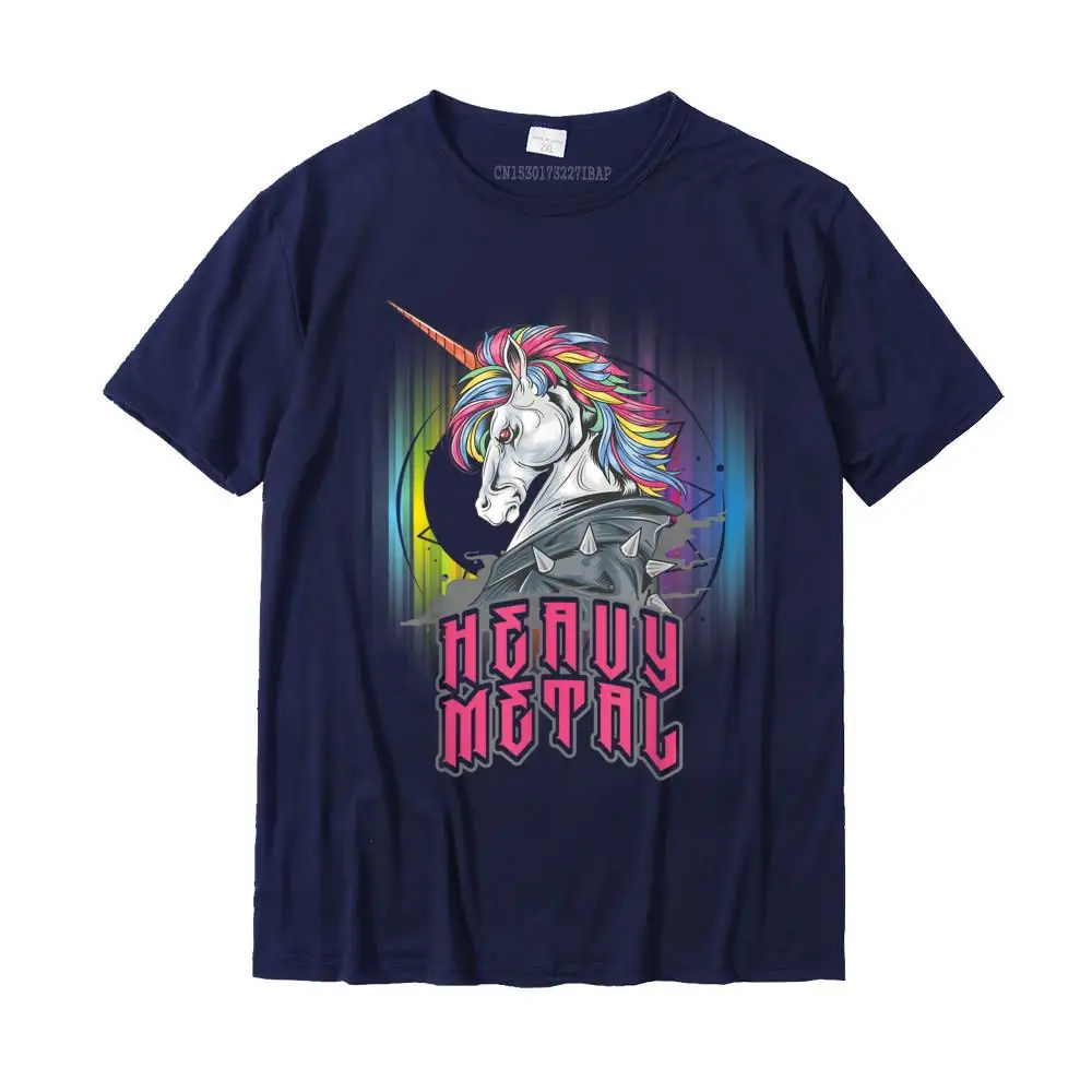 Funny Heavy Metal Unicorn Design For Men Woman T-Shirt Popular Men T Shirt Autumn Tops Shirt Cotton Hip Hop