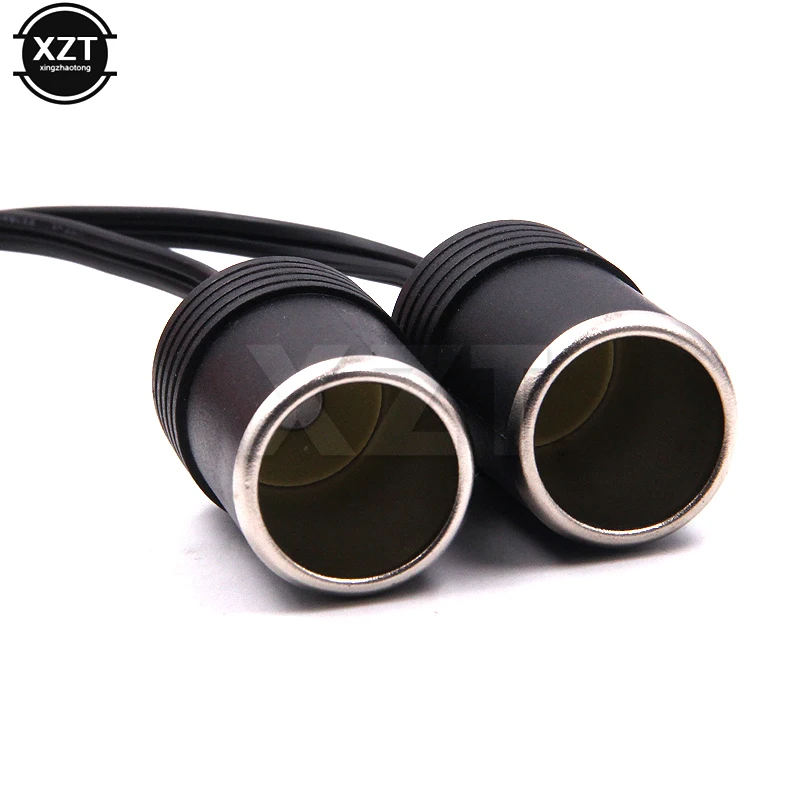 Isqueiro do cigarro do carro do porto duplo, tomada fêmea do soquete, conector do adaptador do poder, divisor, 12V, 10A, acessórios do carro