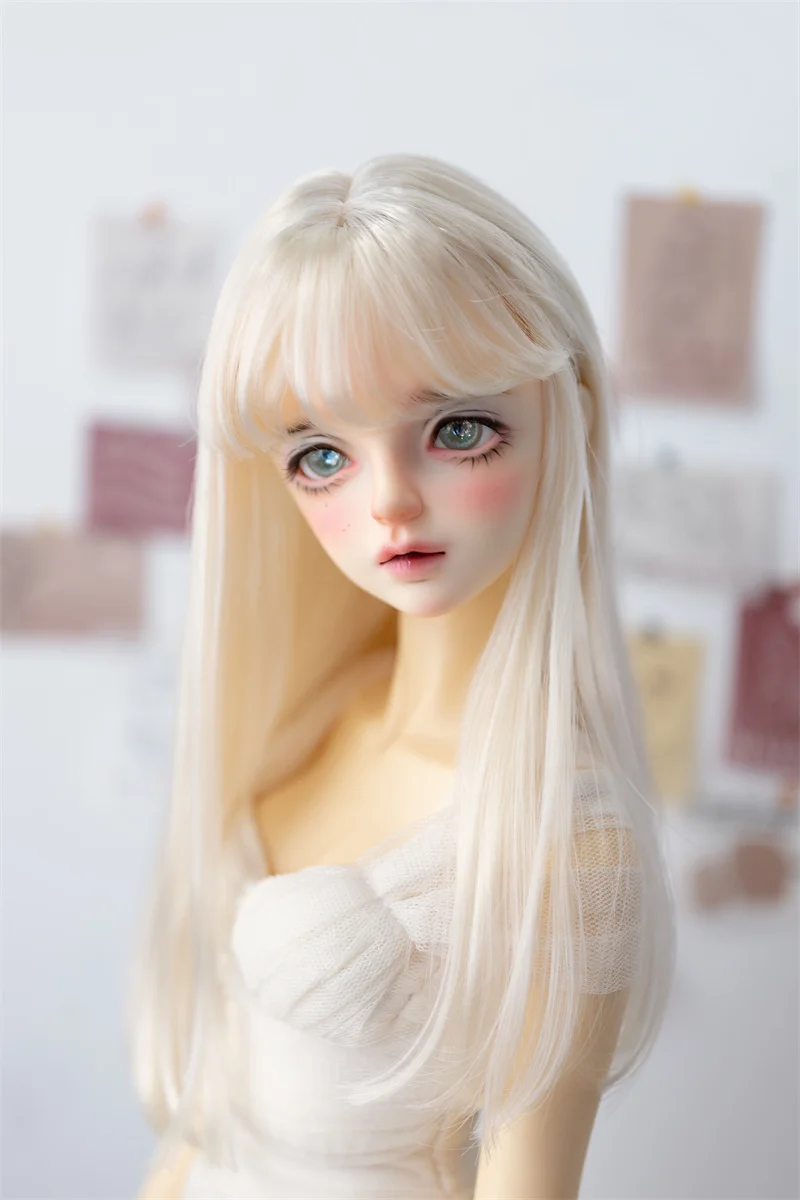 BJD MDD wig 1/3&1/4&1/6 milk silk soft silk wig shoulder hair BJD doll accessories