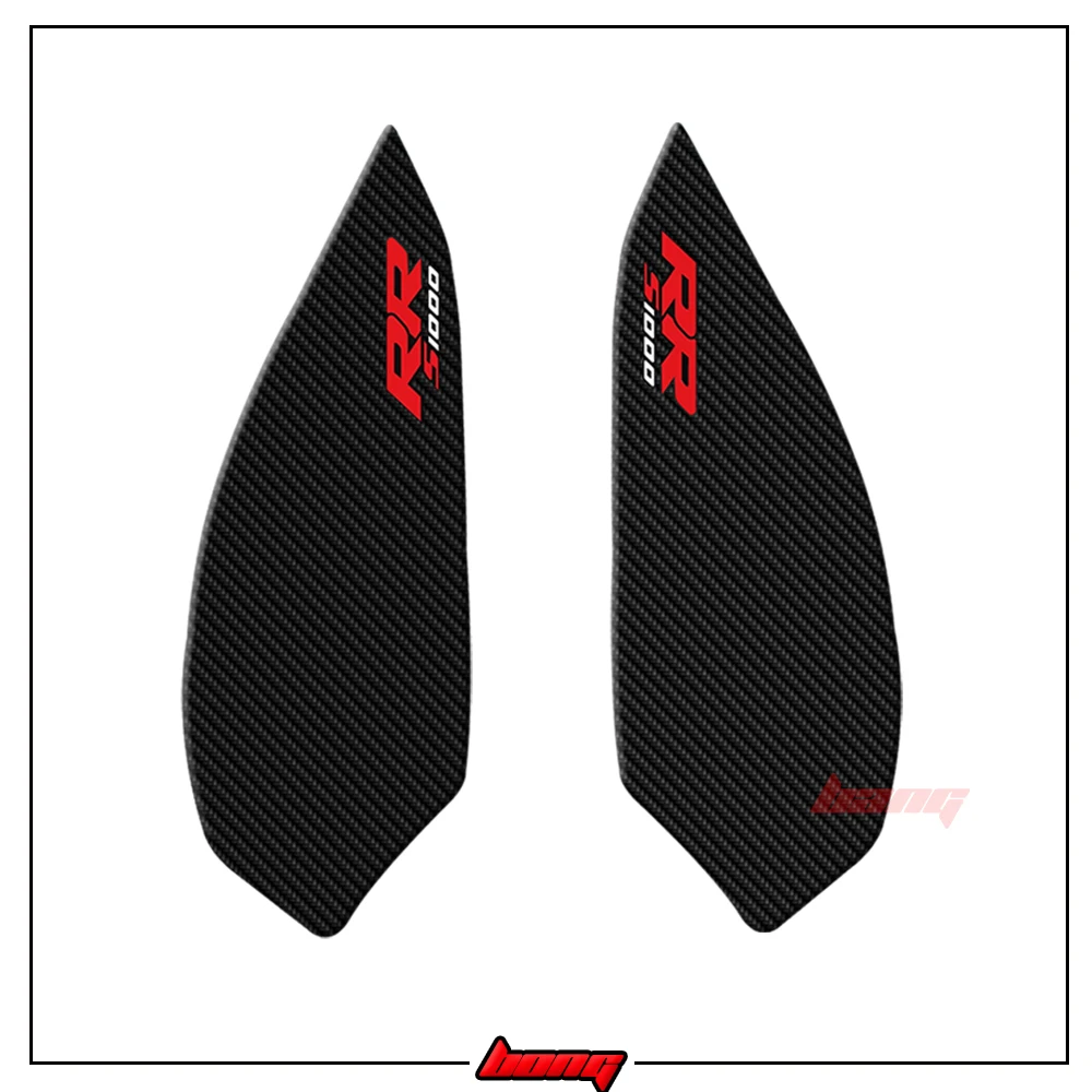 S1000RR Motorcycle Decals 3D Carbon Fiber Oil Fuel Gas Cap Tank Pad / Knee Section Gel Paint Protector FOR BMW S1000RR 2019-2023