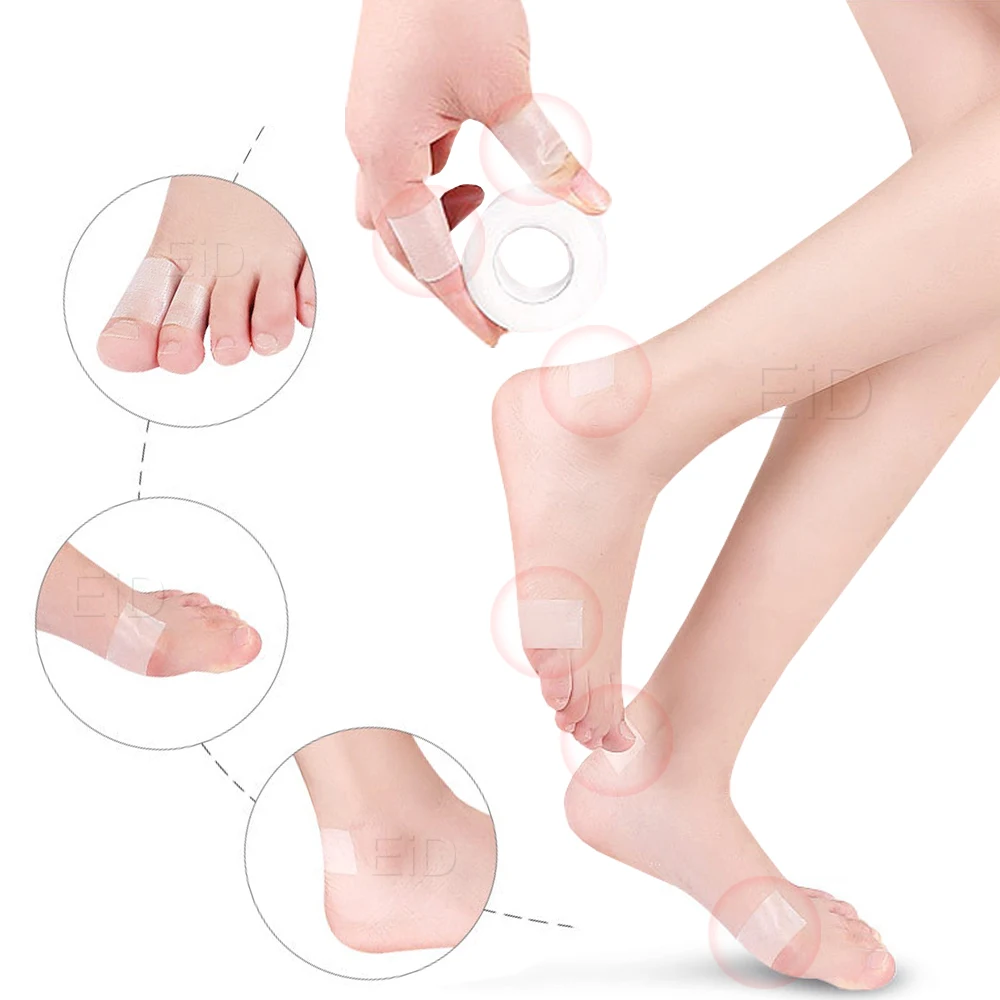 EiD Foot Waterproof Foot pain relief Heel Sticker Bandage Rubber Tape Wear-resistant High-heeled Shoes Patch Foot Pad Unisex