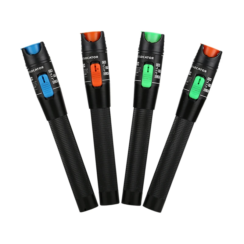 VLF Laser 30MW/20mw/10MW Visual Fault Locator, Fiber Optic Cable Tester 5-30km Range VFL Can Choose LC Adapter for VFL