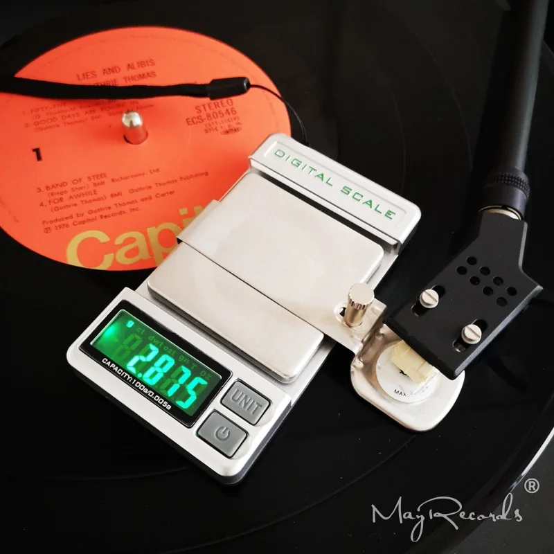 Precision Turntable Phono LP Stylus Force Digital Scale Pressure Gauge Electronic Balance Mechanis 0.005g Accuracy