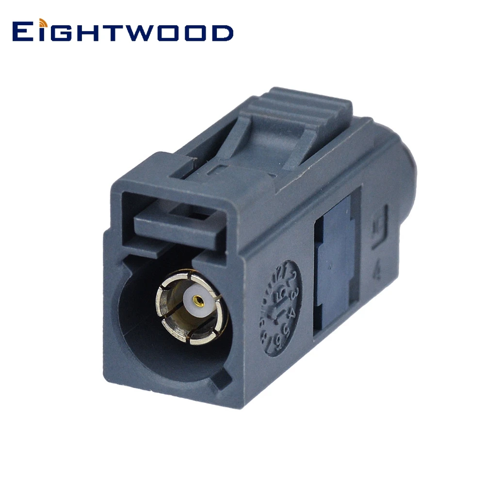 Eightwood Car Remote Control Keyless Entry Fakra Code G Grey/7031 Jack Female Crimp RF Connector Adapter for RG58 LMR195 Cable