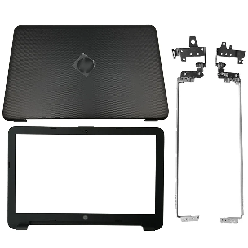 

NEW Laptop For HP 250 255 256 G4 15-AC 15-AF 813925-001 900263-001 LCD Back Cover/Front Bezel/Hinges/Palmrest/Bottom Case Black