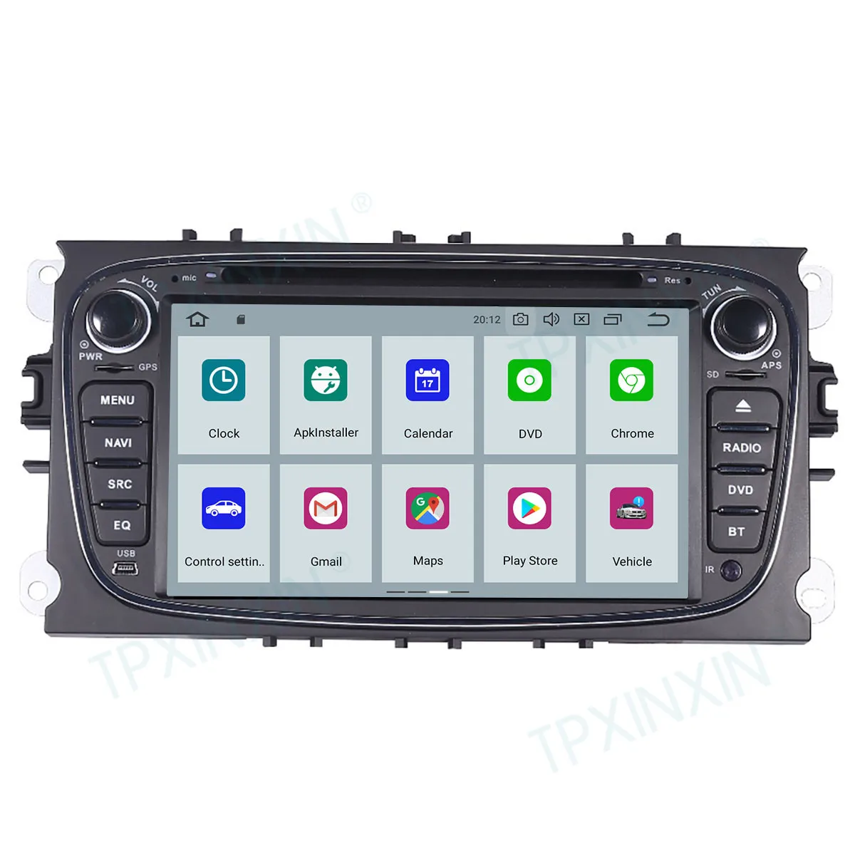 For Ford Focus S-MAX Mondeo C-MAX Android 10 Carplay Radio Player Car GPS Navigation Head Unit Car Stereo CD DVD WIFI DSP BT