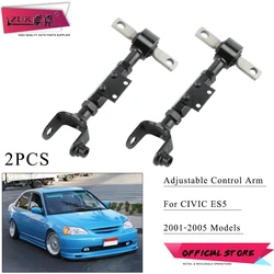 ZUK 2PCS For Civic ES 2001-2005 Adjustable Rear Upper Control Arm For HONDA Left= Right Rear Suspension Racing Control Arm