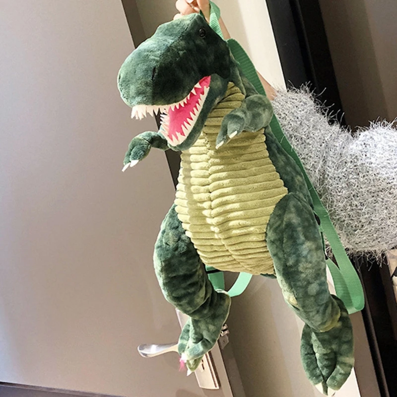 Criativo 3d dinossauro crianças mochilas animais dos desenhos animados crianças saco de escola de viagem para meninos meninas