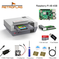 RETROFLAG NESPi 4 CASE Raspberry Pi 4 Case with SSD CASE, Cooling Fan, Adaptor & Heatsinks for Raspberry Pi 4 Model B