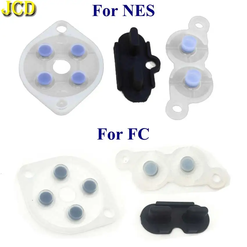 

JCD Rubber Conductive Buttons For NES / FC Controller Joy A B D Pad Silicon Start Rubber Button