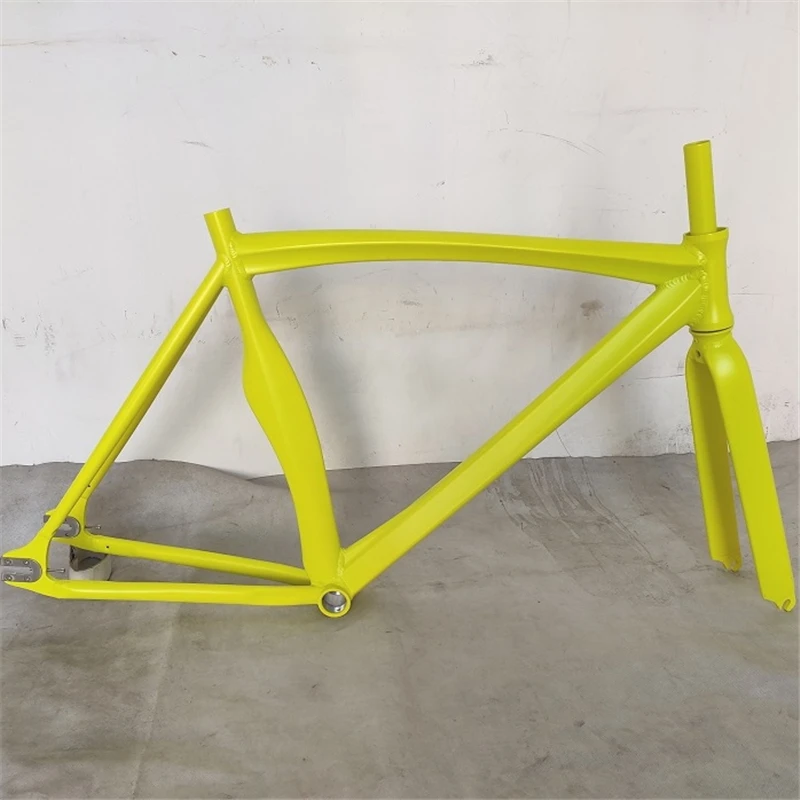 Bicycle Frame Aluminum Alloy Fixed Gear Track Bike Frameset Single Speed Cycling Parts Fixie