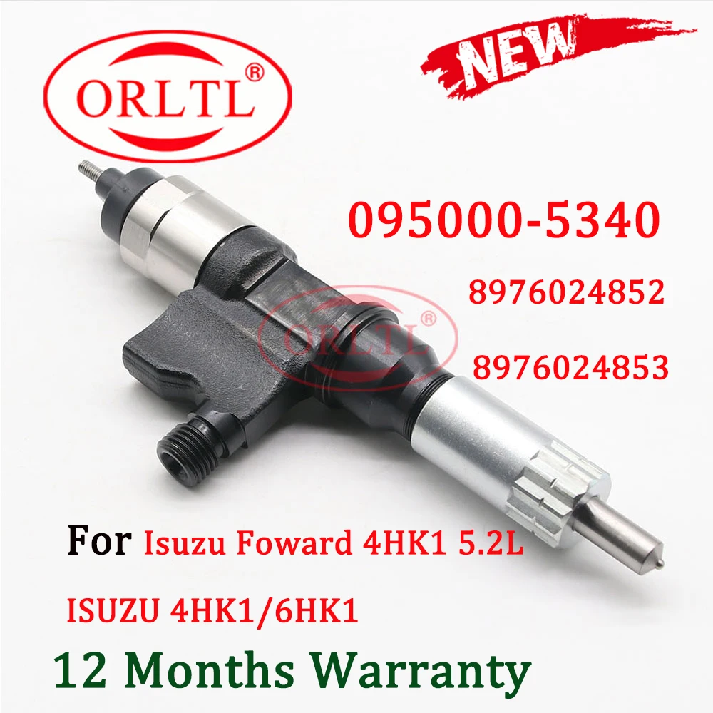 ORLTL 095000-5341 (8976024853) Auto Engine Diesel Injector Nozzle 0950005341 Fuel Diesel Injector 5341 For ISUZU 4HK1 6HK1