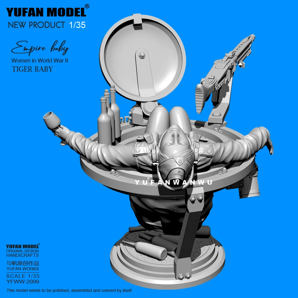 1/35 YUFAN Resin model kits figure colorless and self-assembled YFWW-2099