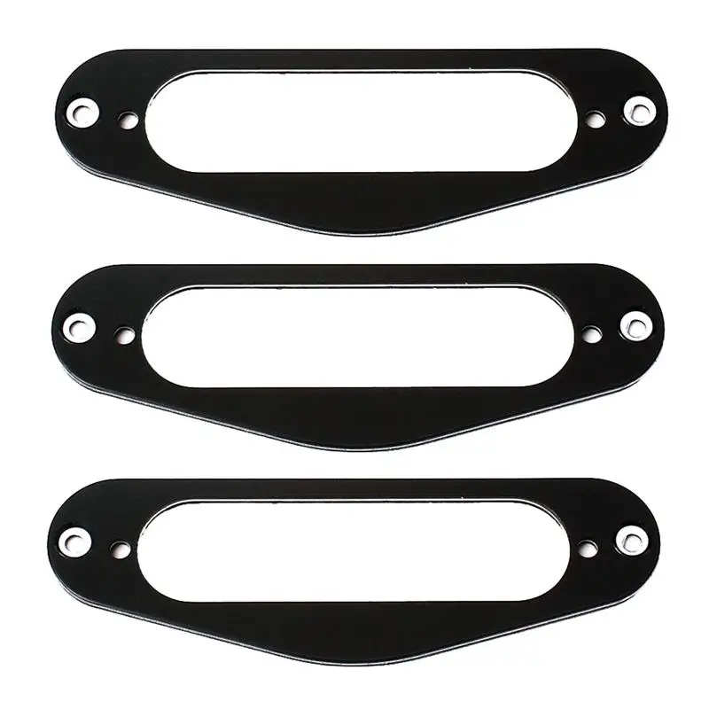 3 pcs Pickup Frame Single Coil Durable Prime Flat Mounting Ring Humbucker Frame Pickup Frame for Musical Instrument Bass Guitar