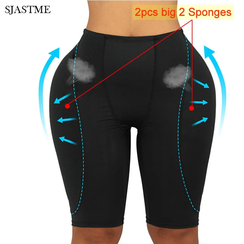 Women Sexy Lingerie Underwears Panties Briefs Hip Butt Pads Shapewear Bum Butt Buttock Hip Enhancer 2 Sponge Padded Fake Ass