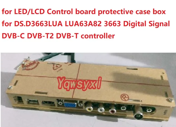 Yqwsyxl per LED/LCD scheda di Controllo di protezione della scatola di caso per DS.D3663LUA LUA63A82 3663 Segnale Digitale DVB-C DVB-T2 DVB-T