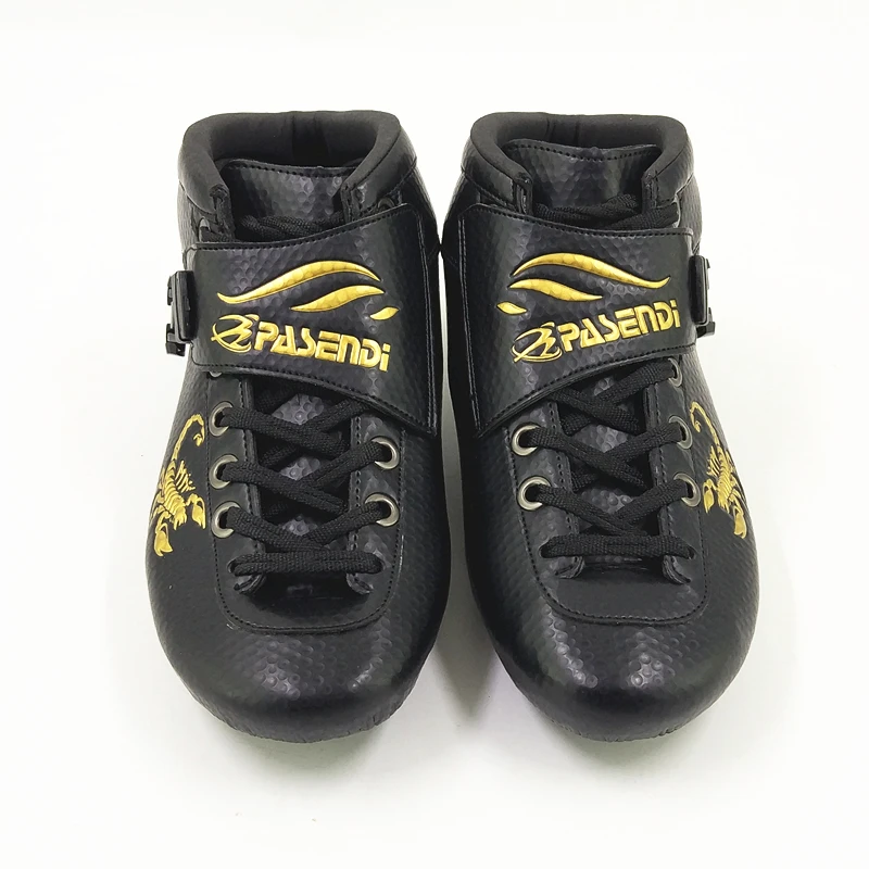 Pasendi Professionele Speed Inline Skates Laarzen Volwassenen Kids Rolschaatsen Schoenen Zwart Koolstofvezel Skate Voor Mannen En Vrouwen