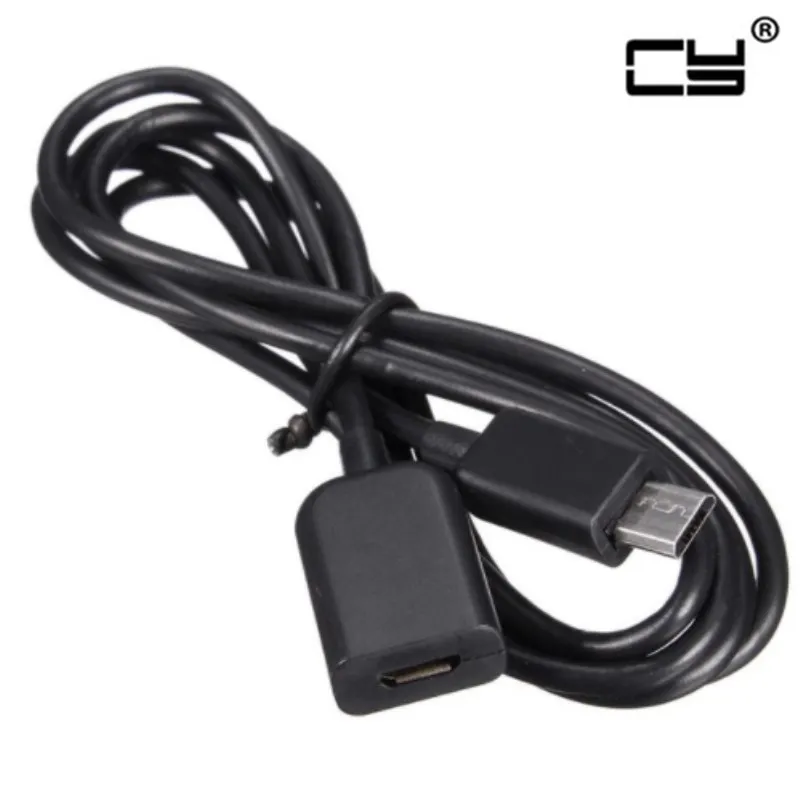 Micro USB Male to Female USB 2.0 Short Cable Converter Extension Adapter 25cm 50cm 150cm