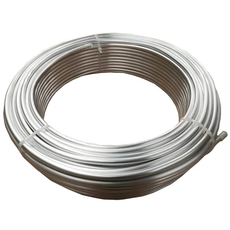 5Meter Aluminium Lubricating Oil Pipe Tube Coil OD 4/6/8/10mm 1mm Thickness Air Conditioning Refrigeration Plumbing