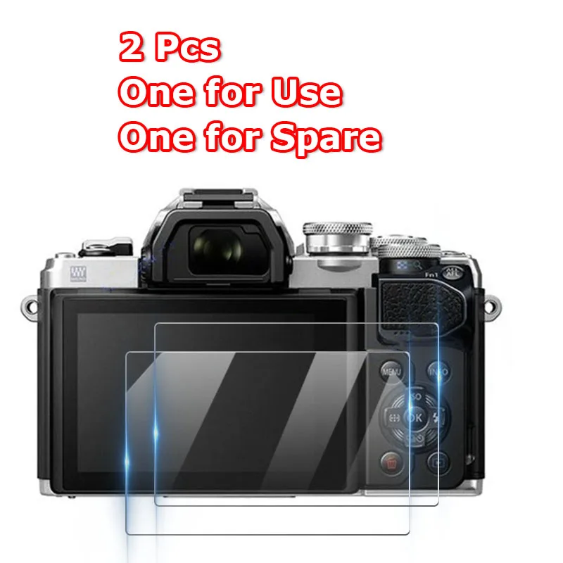 2 sztuk/partia dla Olympus OM-D E-M1 E-M5 E-M10 Mark II III szkło hartowane Screen Protector folia ochronna straż