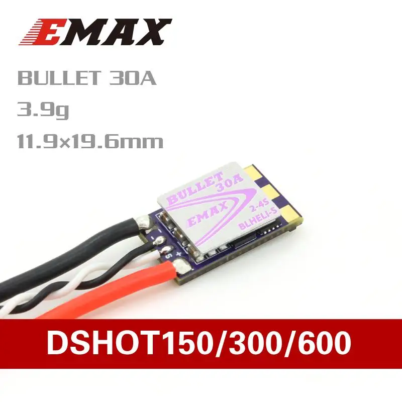 EMAX Bullet 6A 12A 15A 20A 30A 35A ESC MICRO Support Onshot42 Multishot Dshot For FPV Racing Drone