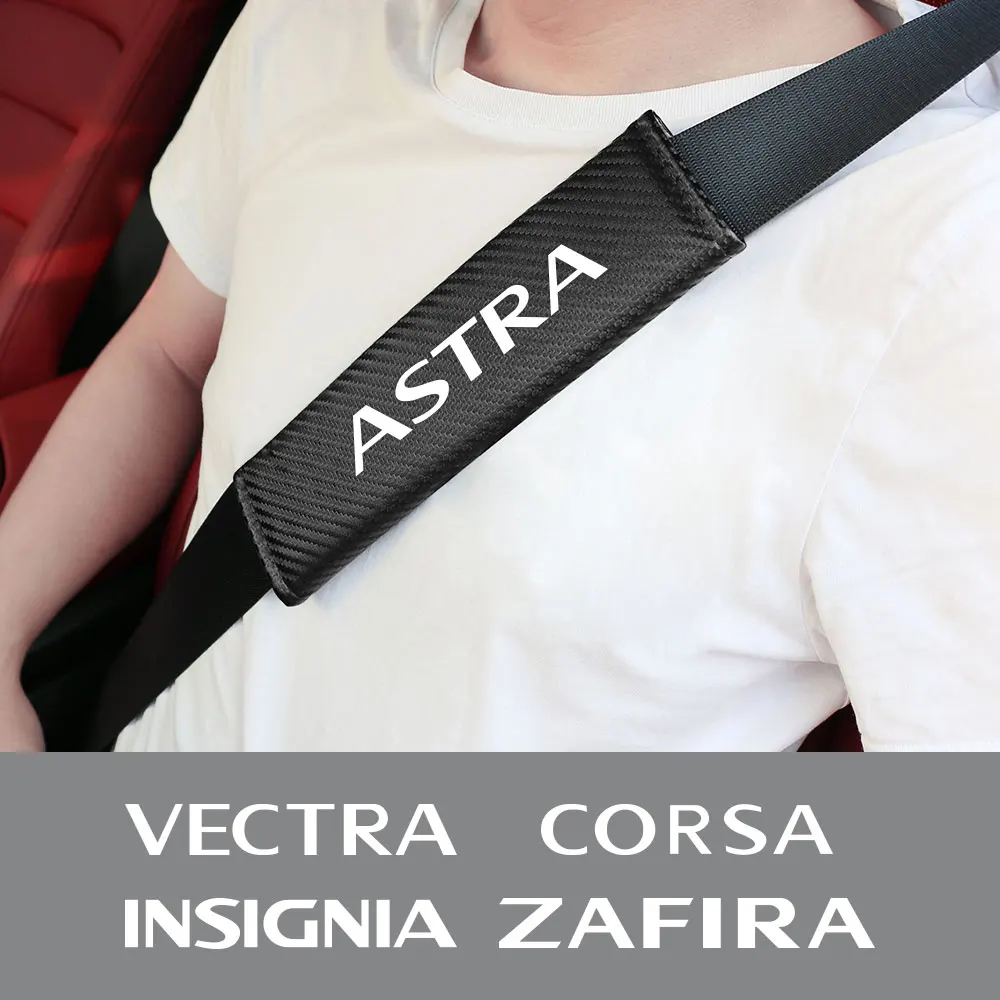 For Opel Adam Astra Combo Corsa Crossland X Grandland Insignia Meriva Mokka OPC Tigra Accessories Car Seat Safety Belt Cover