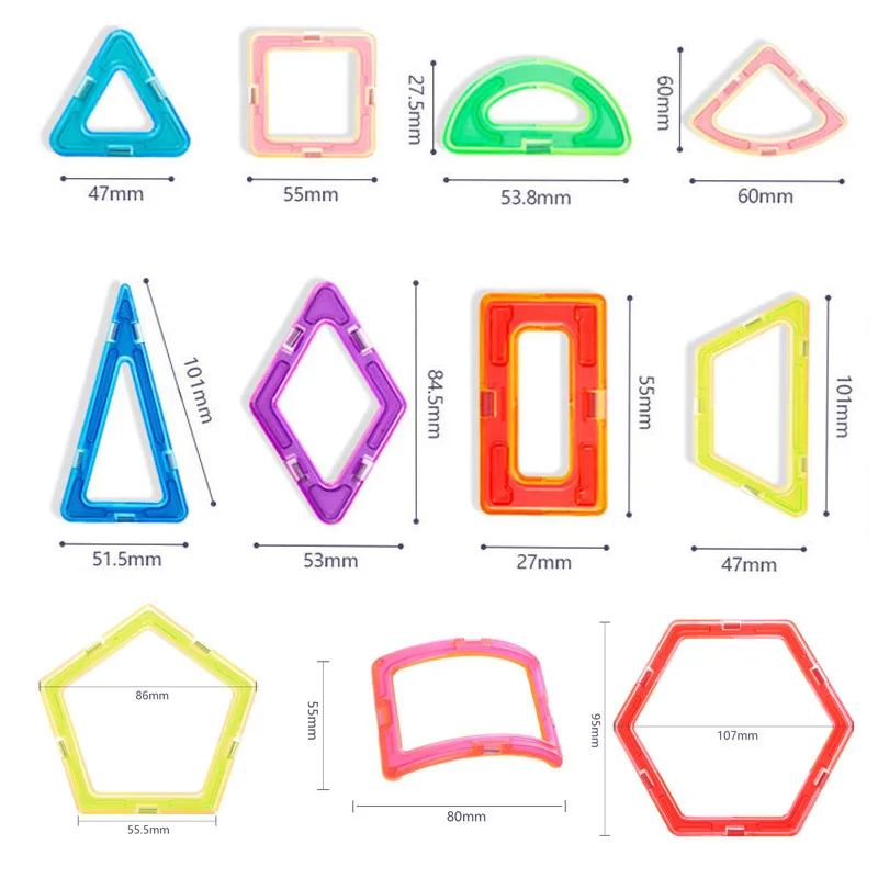 3D magnetyczny zestaw konstrukcyjny klocki magnetyczne magnes projektant edukacyjne zabawki dla dzieci prezenty