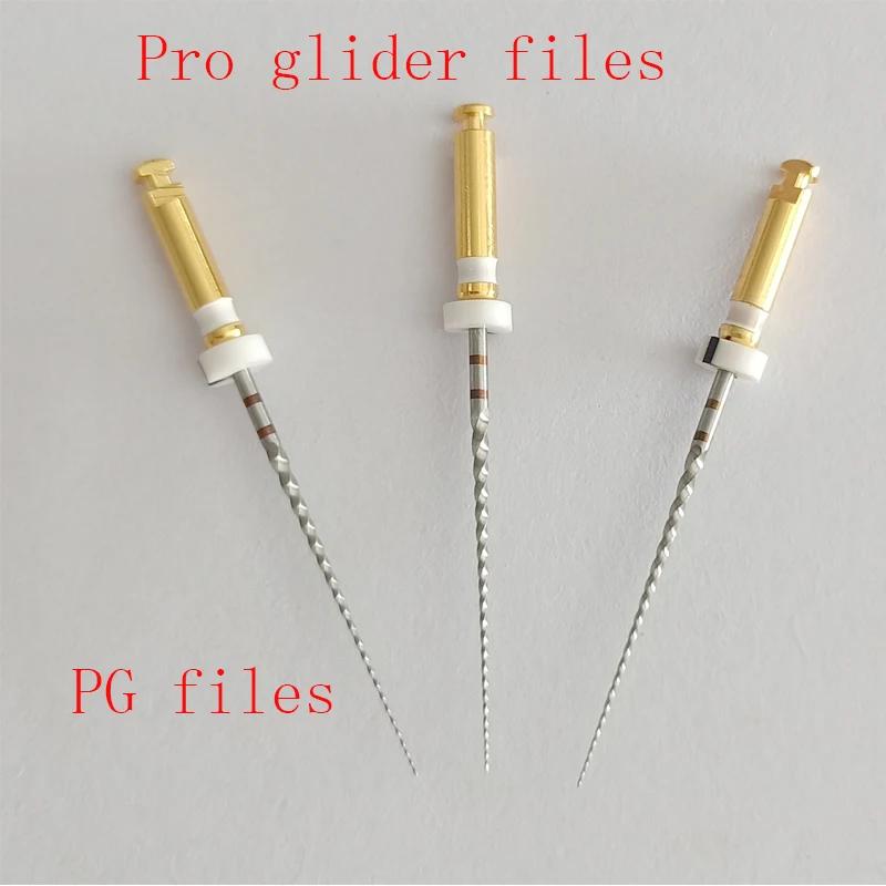 3Pics 25MM Niti Materiales Dentales Lab Micromotor Turbine Handpice Dental PG Pro Glider Files Bur Dentist Implant Instrument