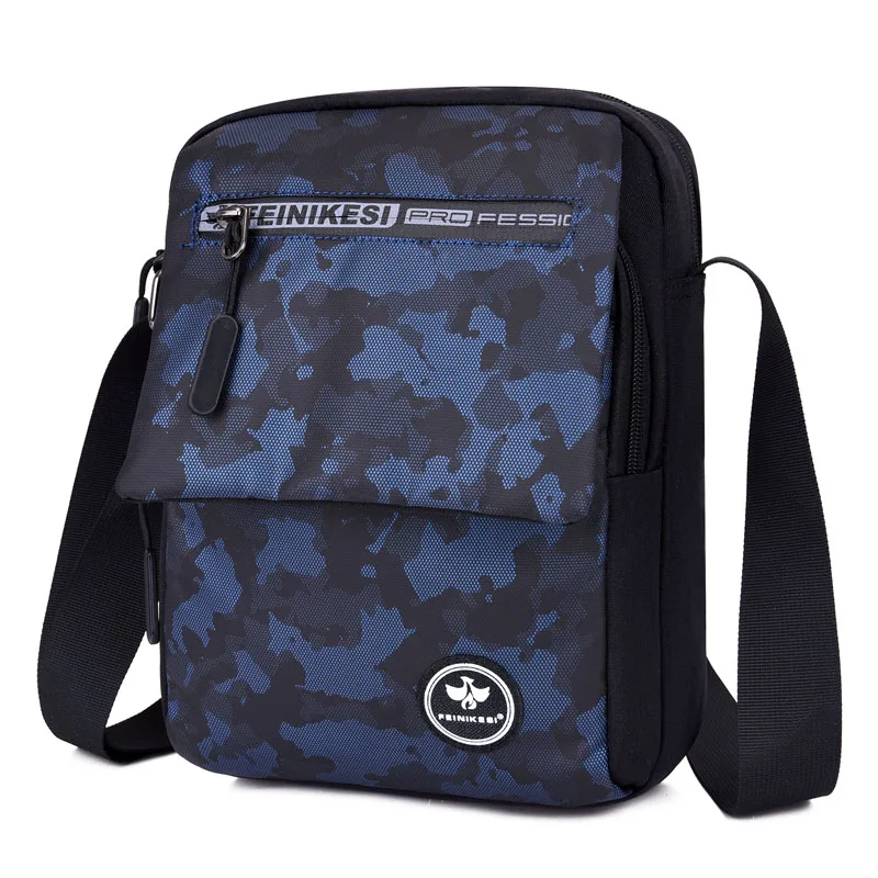 

Simple Messenger Bags For Men Casual Crossbody Bag Camouflage Canvas Phone Purse Daily Leisure Satchels Male Small Shoulder Bags