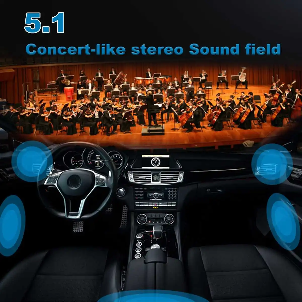 Sunbuck 7-Band جهاز تضخيم الصوت مجلس تيار مستمر 11-15 فولت سيارة قوة الصوت مكبر صوت استيريو مجلس باس أمبير AUX