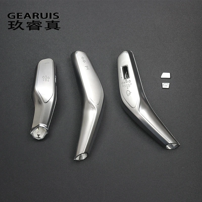 For Audi A3 8Y A4 B9 A5 A6 C8 A7 Q5 FY Q2 Q3 Car Wiper Shift lever Cruise sequins Button cover steering wheel decoration Sticker