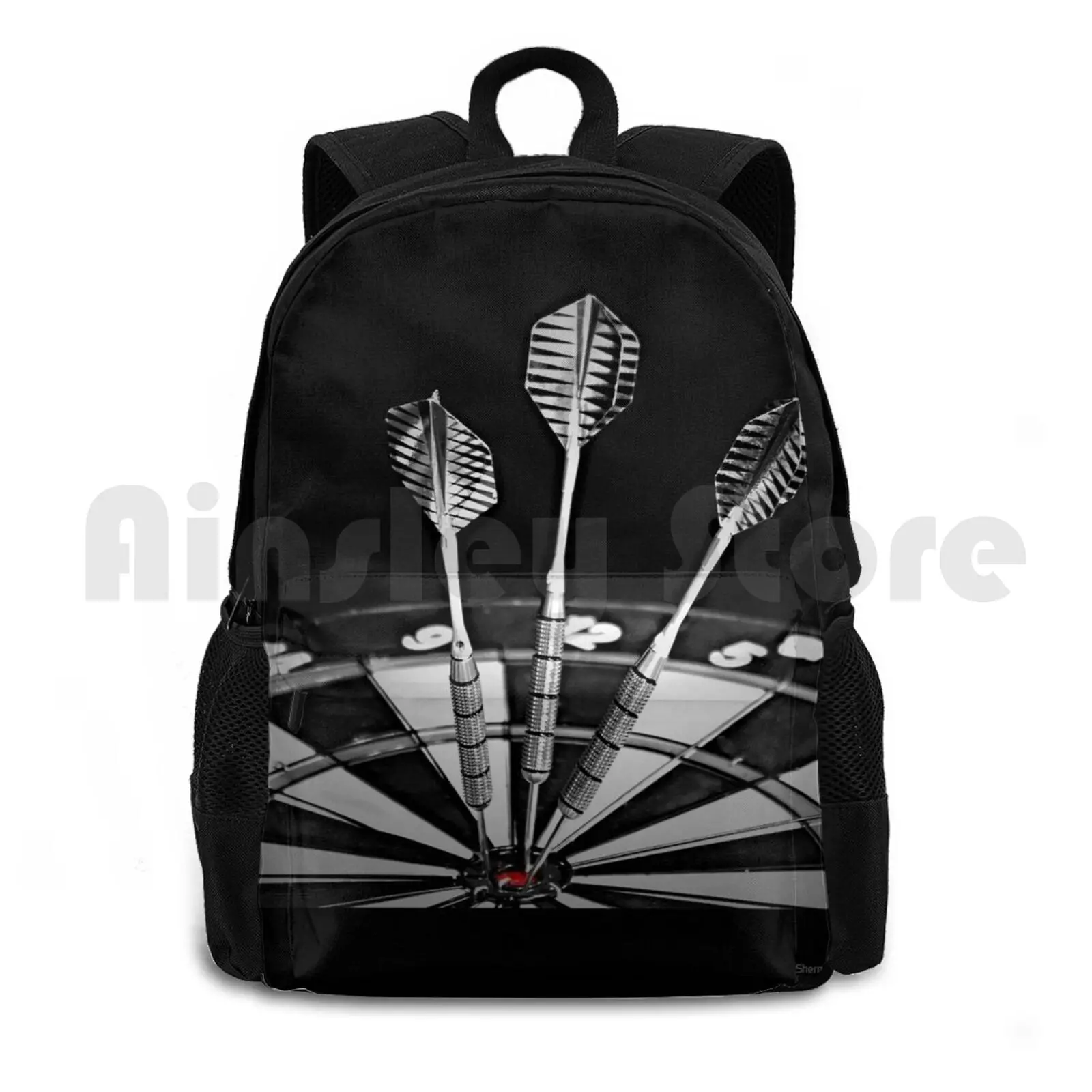 Bull's Eye X's Three Outdoor Hiking Backpack Waterproof Camping Travel Darts Dartboard Games Fun Bulls Eye Things To Do Bar