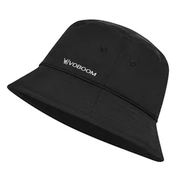 VOBOOM-Gorra de sol informal para hombre, sombrero de cubo empaquetable de secado rápido para pesca, primavera, verano, viajes, senderismo