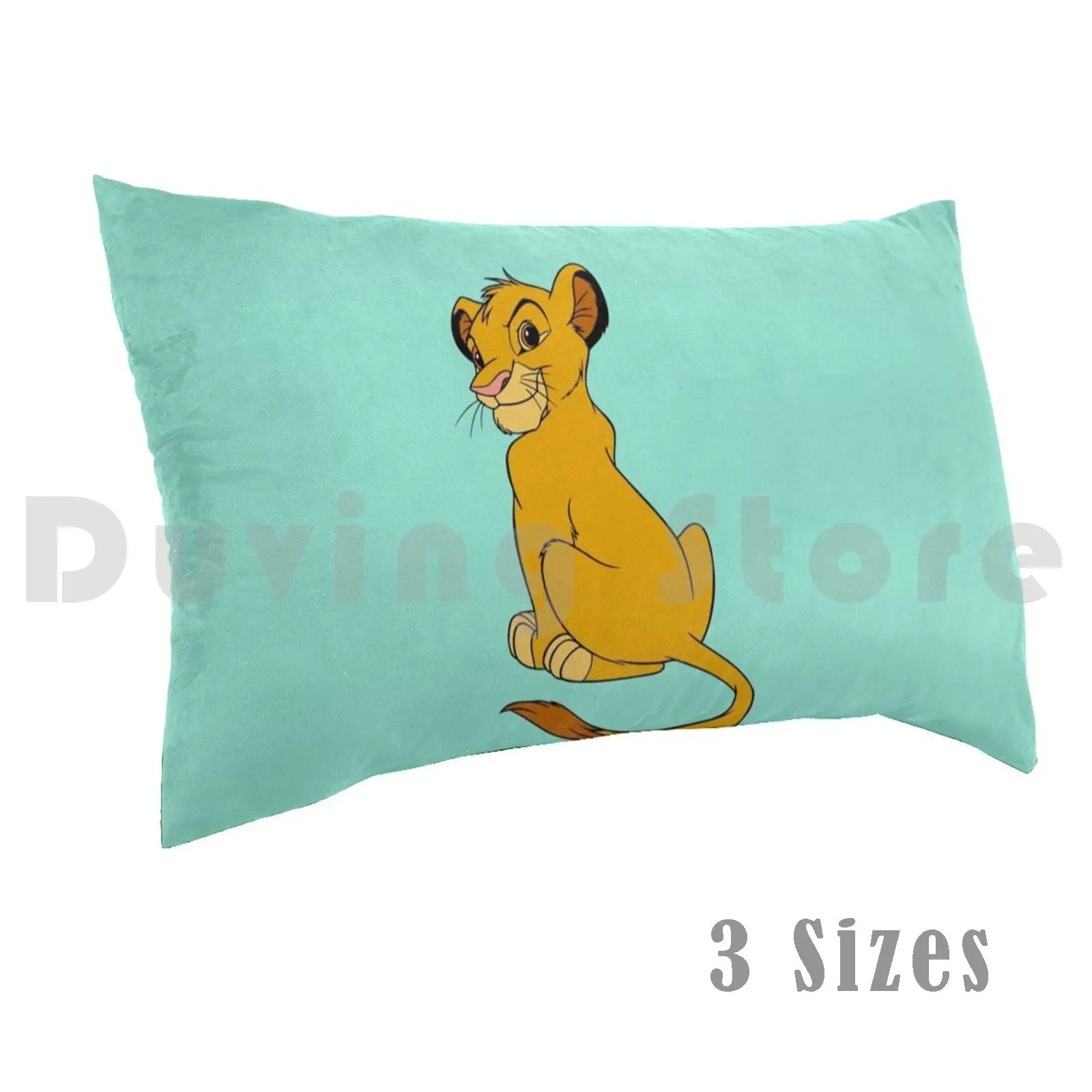 Simba Smiling Pillow Case 20*30 Inch Timon Pumba Pumbaa Simba Face Rafiki Shenzi Hyena Lion King