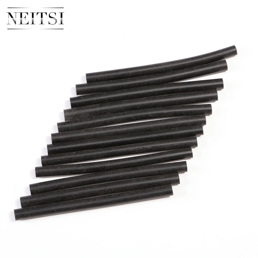 Neitsi  12pc/pack 7.8mm * 100mm Hotmelt Keratin Glue Sticks High Quality Melting Hot Gun Glue Stick Black Brown Yellow Color