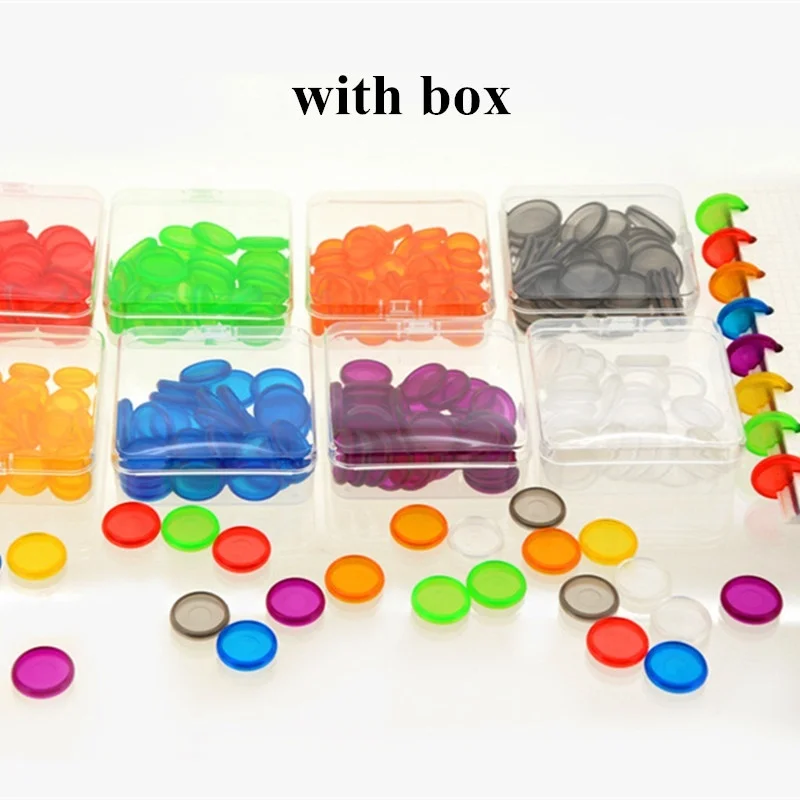 30 Chiếc 24/28Mm Chất Kết Dính Nhẫn Có Hộp Dành Cho DIY Discbound Máy Tính Xách Tay/Nhà Quy Hoạch Nấm Lỗ Diy Rời lá Ràng Buộc Nhẫn CX19-004