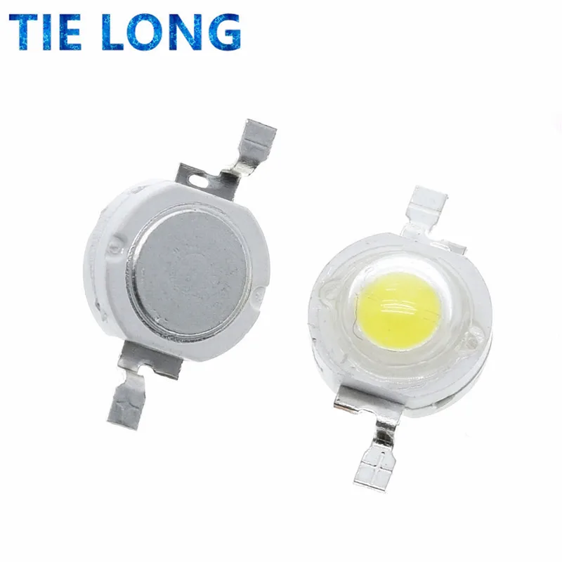 100 ชิ้น/ล็อต led 1 W 100-120LM หลอดไฟ LED IC SMD โคมไฟ Daylight สีขาว/อบอุ่นสีขาว 1 W LED โคมไฟลูกปัด