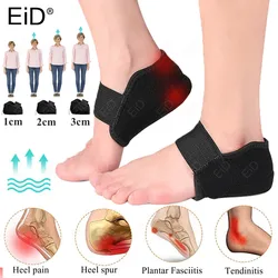 Plantilla suave para aumentar la altura, calcetines para hombre y mujer, protectores de medio talón, almohadilla para elevar la suela, cojín para el pie