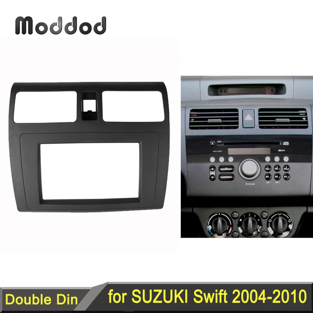 

Double Din Fascia For SUZUK Swift Dzire Radio DVD Dashboard Stereo Panel Dash Mounting Installation Trim Kit Frame Bezel