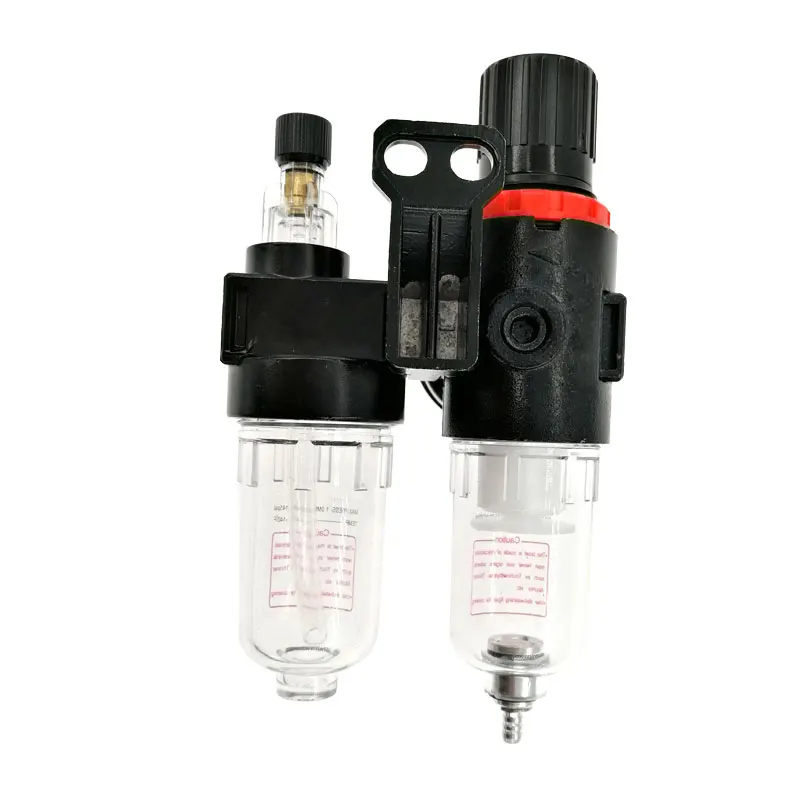 Pneumatic components AFR2000 + AL2000  1/4  AFC2000 air compressor oil water separator filter regulator trap Air source treatmen