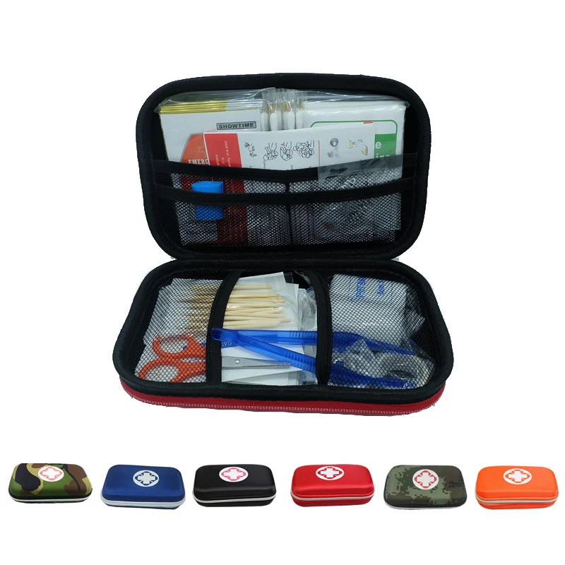 Kits de primeros auxilios portátiles 93 en 1, bolsa EVA para viajes en casa, deportes, supervivencia al aire libre, tratamiento médico de heridas de emergencia, nuevo