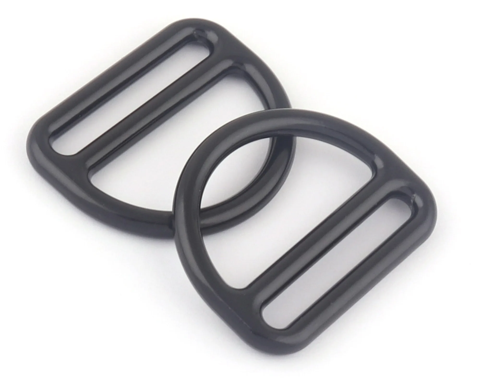 

38mm Black Belt Adjuster Slide Buckles,Triangle Metal Dog Collar Purse Backpack Buckle,Strap Buckle Handbag Webbing For Hardware