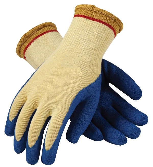 Anti Cut Resistant Safety Glove Heavy Duty Cut Proof Aramid Fiber Labor Glove Aramid Fiber Latex Coated Work Mittens