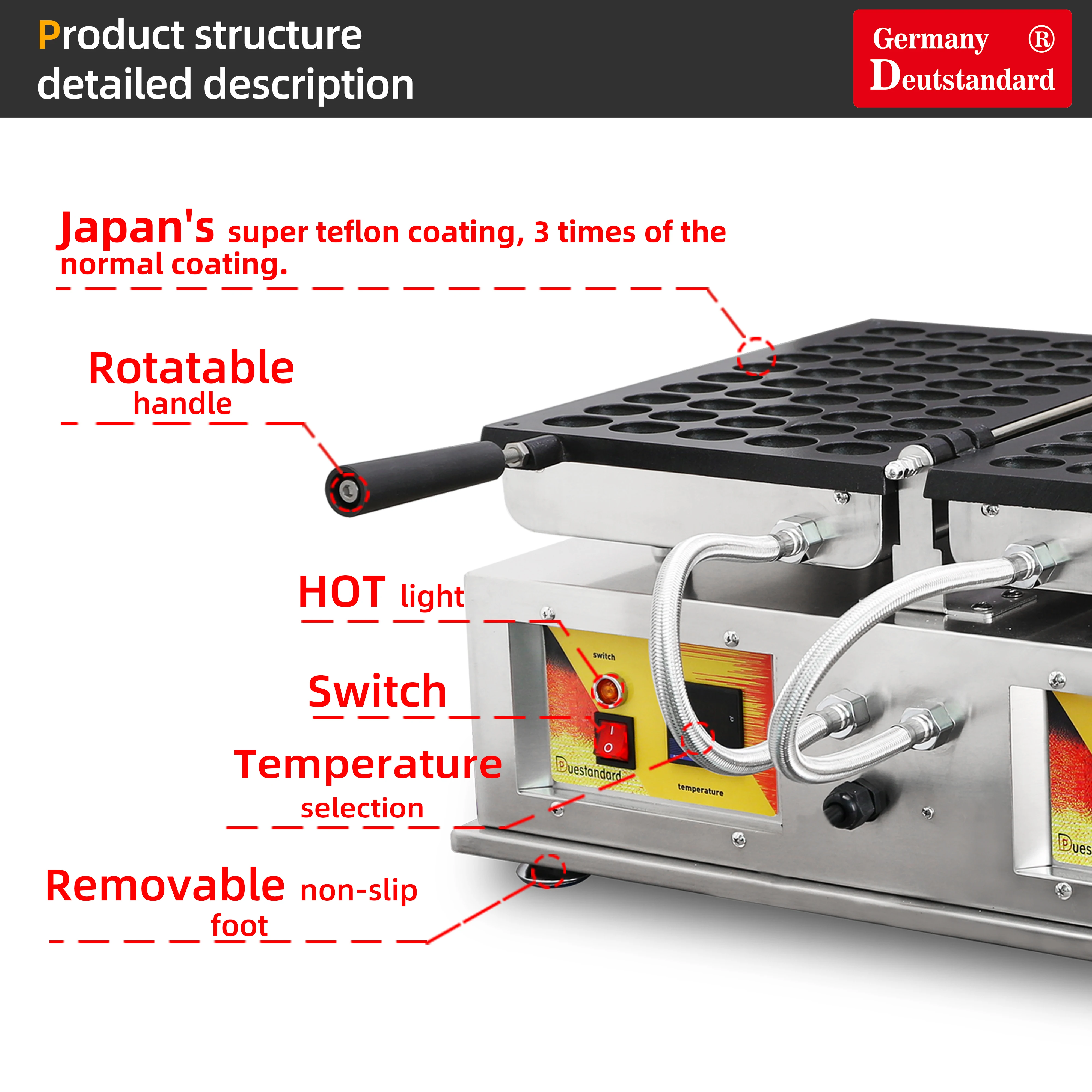 آلة صنع كعكة الأطفال الإسفنجية الرائعة من ماركة طوكيو كاستيلا آلة صنع كعكة الأطفال من النوع الدائري آلة صنع الوافل بفقاعات البيض مع CE