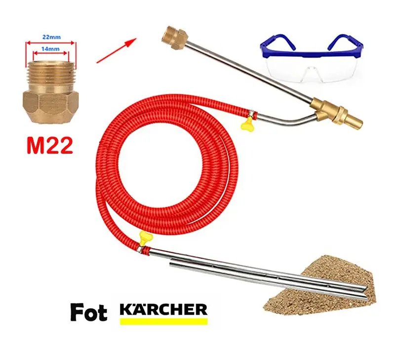 For Karcher m22 Pressure Washer CaraccessorySandblasting gun/ machine squirthighpressure Wet Sandblaster Attachment  5000 PS